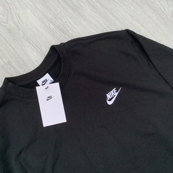 Nike Foundation Club French Terry Sweatshirt - Black [BV2666-010]