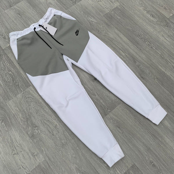 Nike Tech Fleece Slim Pants Sweatpants Joggers - White/Grey [DV0538-100]