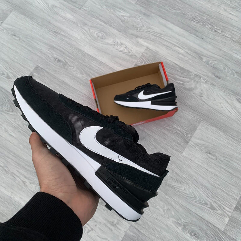 Nike Waffle One Womens Trainers - Black/White [DC2533-001]