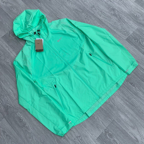 Nike Run Division Miler Repel Zip Windbreaker Running Jacket - Mint [DQ6487-342]