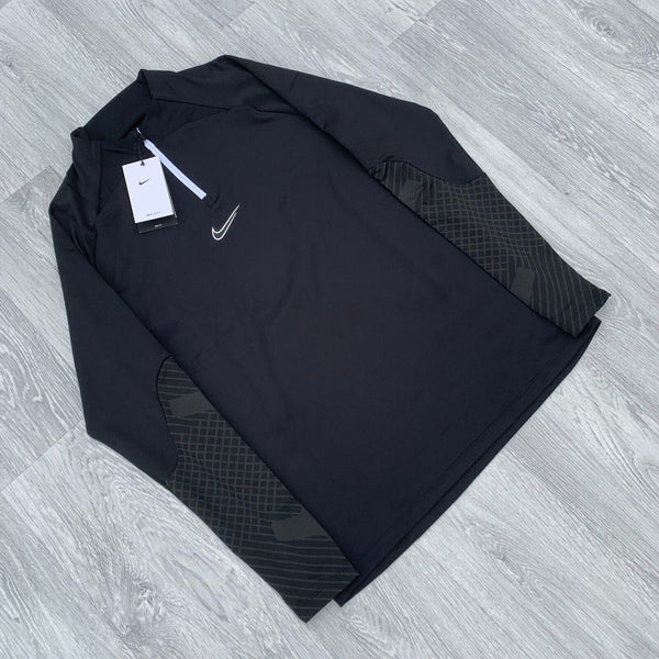 Nike Strike Dri Fit Half Zip Long Sleeve Track Top - Black [DH8732-010]