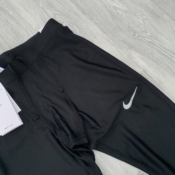 Nike Power Reflective Running Track Pants Training Tights - Black [DB4103-010]