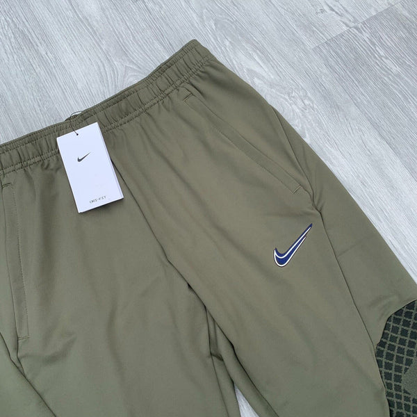 Nike Strike Dri Fit Track Pants Training Bottoms - Khaki/Black [DH8838-222]