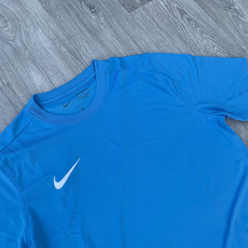 Nike Dri Fit Academy Top and Shorts Set - University Blue