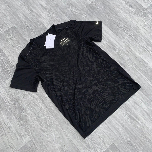 Nike Dri-Fit Run Division Rise 365 Short Sleeve Running Top - Black [DM4769-010]